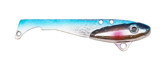 SvartZonker Vibrating Bass 18g - Chrome Blue ryhmässä Vieheet / Värisevät syötit @ Sportfiskeprylar.se (SZ106601)