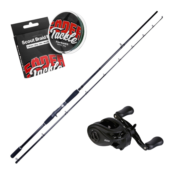SvartZonker Black Series The Horizon 9\' 1\'\' Casting Combo - 400g ryhmässä Kalastussetit / Heittokalastussetit / Hyrräkelasetit Hauki @ Sportfiskeprylar.se (SZBLACKCOMBO)