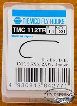 Tiemco 112 Trout Dry Fly, Extra Wide #11 ryhmässä Koukut & Tarvikkeet / Koukut / Perhonsidontakoukut @ Sportfiskeprylar.se (T112TR-11)