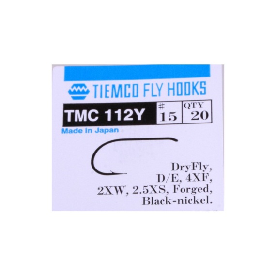 Tiemco 112Y Dry Fly Extra Wide 20-pack - # 17 ryhmässä Koukut & Tarvikkeet / Koukut / Perhonsidontakoukut @ Sportfiskeprylar.se (T112Y-17)