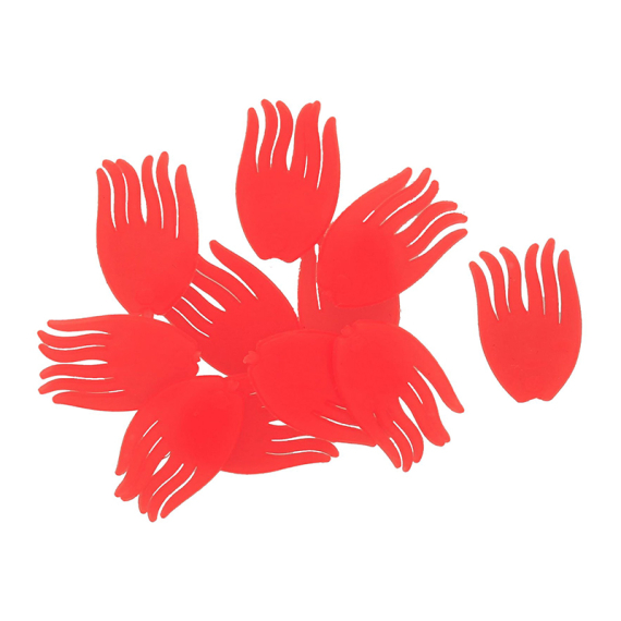 Westin Spotty Rig Fins UV Orange XL 16pcs ryhmässä Koukut & Tarvikkeet / Rigit lisävarusteet @ Sportfiskeprylar.se (T126-1146-XL)