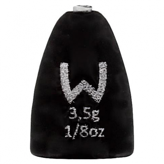 Westin Add-It Tungsten Bullet Weights Matte Black (5pcs) - 3,5g ryhmässä Koukut & Tarvikkeet / Painot / Luotipainopäät @ Sportfiskeprylar.se (T38-628-003)