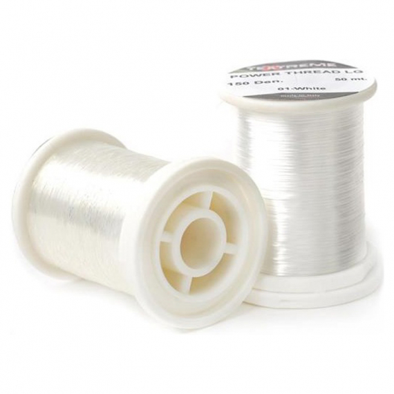 Textreme Power Thread Large 150 Den. - White (100meter) ryhmässä Koukut & Tarvikkeet / Perhonsidonta / Perhonsidonta materiaali / Solmulanka @ Sportfiskeprylar.se (TE-SPTLG-01)