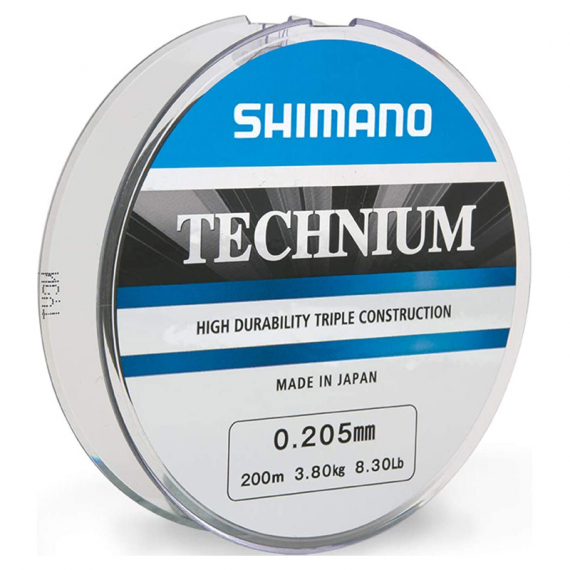 Shimano Technium 200m Grey ryhmässä Siimat / Monofiilisiimat @ Sportfiskeprylar.se (TEC20018r)