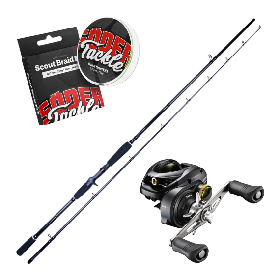 SvartZonker Black Series The Horizon & Curado Casting Combo 8\'4\'\' 50-160g ryhmässä Kalastussetit / Heittokalastussetit / Hyrräkelasetit Hauki @ Sportfiskeprylar.se (THEHORIZONCURADO)