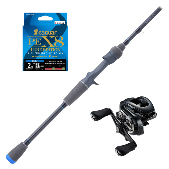 AAVA Tiraphene 7\'4\'\' 6-25g Heavy Jigging Combo ryhmässä Kalastussetit / Heittokalastussetit / Heittokalastussetit Ahven @ Sportfiskeprylar.se (TIRAPHENEMETANIUMSCCOMBO)