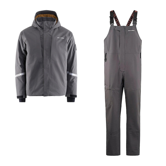 Grundéns Transmit X Insulated Jacket & Bib Combo Anchor ryhmässä Vaatteet ja kengät / Vaatetus / Kalastusasut @ Sportfiskeprylar.se (TRANSMITXSET)