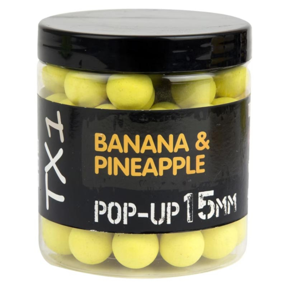 Shimano TX1 Banana & Pineapple Pop-up ryhmässä Uistimet / vieheet / Boiliet, Hook-syötit & Mäski / Pop upit @ Sportfiskeprylar.se (TX1BPPU1250r)