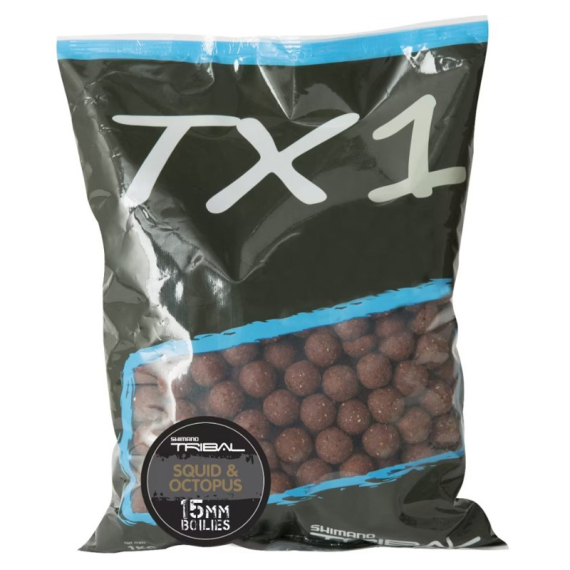 Shimano TX1 Squid & Octopus Boilies 5kg ryhmässä Vieheet / Boiliet, Hook-syötit & Mäski / Boiliet @ Sportfiskeprylar.se (TX1SOB155000r)