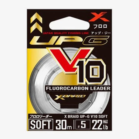 YGK Up-G Leader V10 Soft Flourocarbon Leader ryhmässä Koukut & Tarvikkeet / perukkeet & perukemateriaalit / Perukemateriaalit / Perukemateriaali Fluorcarbon @ Sportfiskeprylar.se (UPGLEADERV10SOFT30M-7.0r)