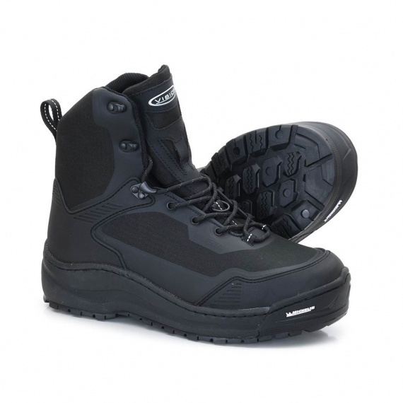 Musta Michelin Wading Shoe 10 (43) ryhmässä Vaatteet ja kengät / Kahluuvarusteet / Kahluukengät @ Sportfiskeprylar.se (V2092-10)