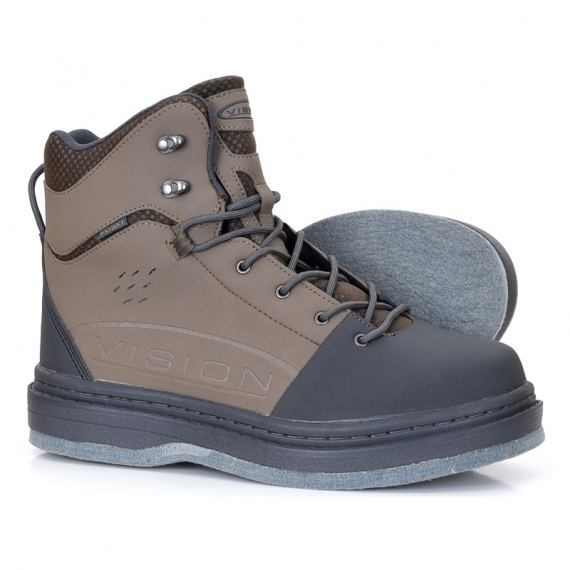 Vision Koski Wading Shoe Brown ryhmässä Vaatteet ja kengät / Kahluuvarusteet / Kahluukengät @ Sportfiskeprylar.se (V2094-6r)