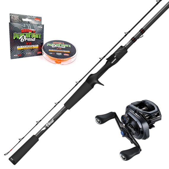 PerchFight V2 - Vibcast 7\'8\'\' 5-30g SLX MGL Combo Left ryhmässä Kalastussetit / Heittokalastussetit / Heittokalastussetit Ahven @ Sportfiskeprylar.se (V2SLXMGCOMBO)