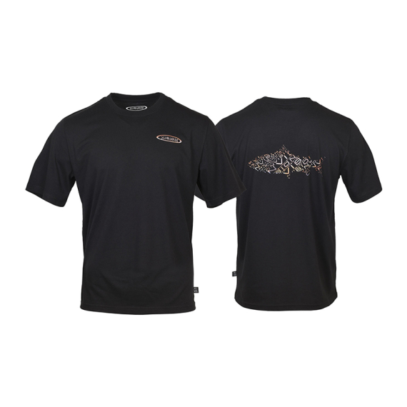 Vision Brown Trout T-shirt Black ryhmässä Vaatteet ja kengät / Vaatetus / T-paidat @ Sportfiskeprylar.se (V3054-Sr)