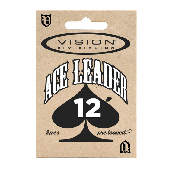 Vision ACE leader 12\' 0,34mm ryhmässä Koukut & Tarvikkeet / perukkeet & perukemateriaalit @ Sportfiskeprylar.se (VAL1234)