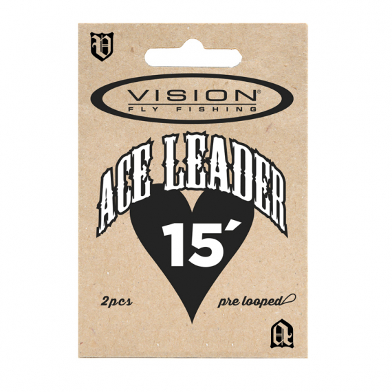 Vision ACE leader 15\' 0,31mm ryhmässä Koukut & Tarvikkeet / perukkeet & perukemateriaalit @ Sportfiskeprylar.se (VAL1531)