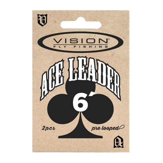Vision ACE leader 6\' 0,38mm ryhmässä Koukut & Tarvikkeet / perukkeet & perukemateriaalit @ Sportfiskeprylar.se (VAL638)