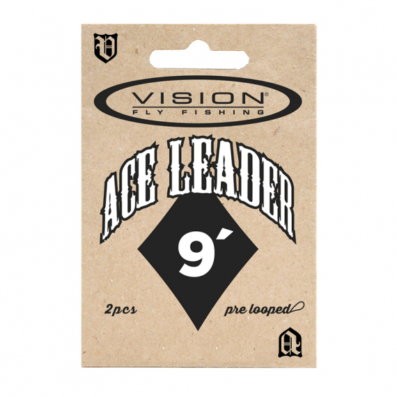 Vision ACE leader 9\' 0,31mm ryhmässä Koukut & Tarvikkeet / perukkeet & perukemateriaalit @ Sportfiskeprylar.se (VAL931)