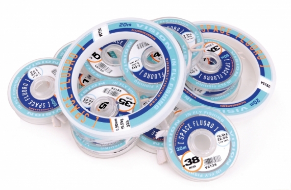 Space Fluoro Tippets, 0,45 - 30m ryhmässä Koukut & Tarvikkeet / perukkeet & perukemateriaalit / Perukemateriaalit / Perukemateriaali perhokalastus @ Sportfiskeprylar.se (VCT45)