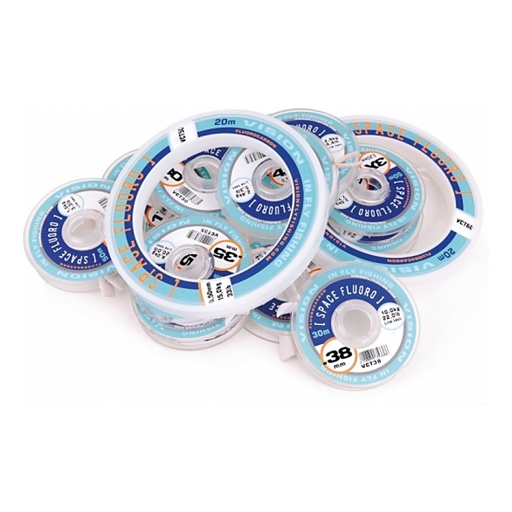 Space Fluoro Tippets, 0,45 - 30m ryhmässä Koukut & Tarvikkeet / perukkeet & perukemateriaalit / Perukemateriaalit / Perukemateriaali perhokalastus @ Sportfiskeprylar.se (VCT45)