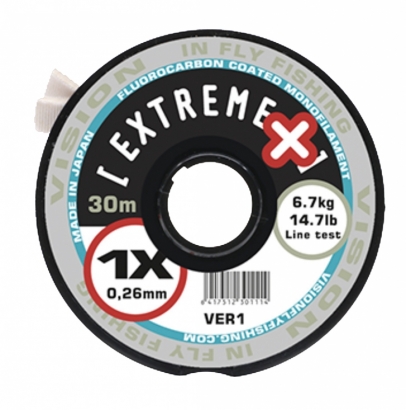 Vision EXTREME+ 50m tippet ryhmässä Koukut & Tarvikkeet / perukkeet & perukemateriaalit / Perukemateriaalit / Perukemateriaali perhokalastus @ Sportfiskeprylar.se (VER8r)
