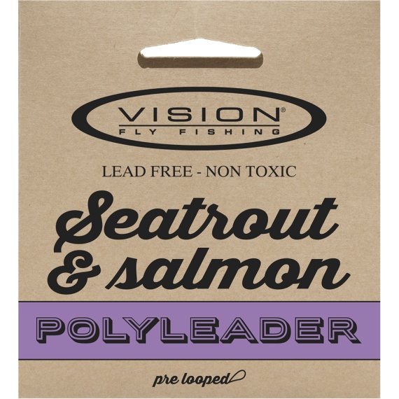 Vision Seatrout & Salmon Polyleader ryhmässä Koukut & Tarvikkeet / perukkeet & perukemateriaalit / Valmiit perukkeet / Polyleader @ Sportfiskeprylar.se (VPS0r)