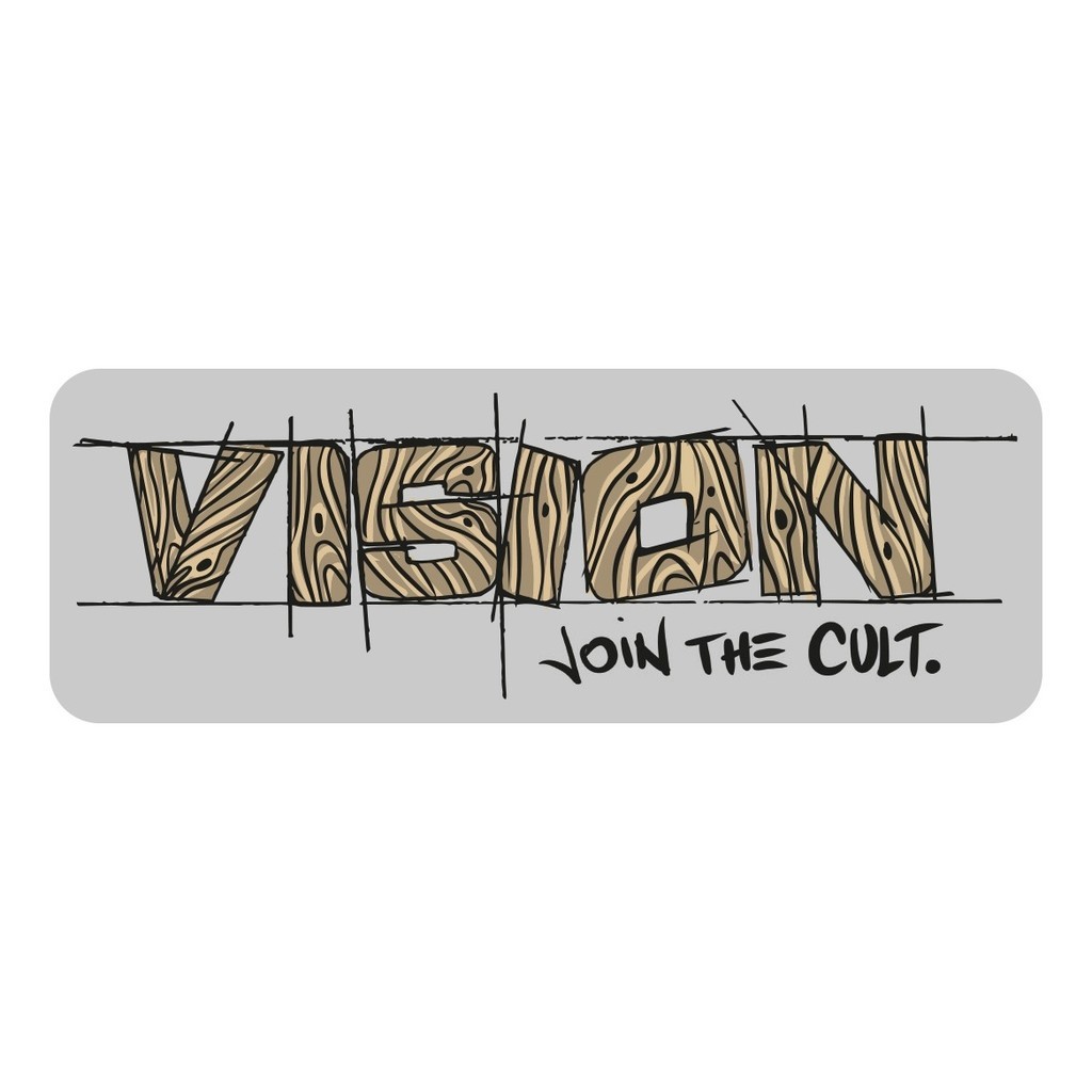 Vision Join the cult sticker 150mm ryhmässä Muut / Liimamerkit & dekaalit @ Sportfiskeprylar.se (VS6)