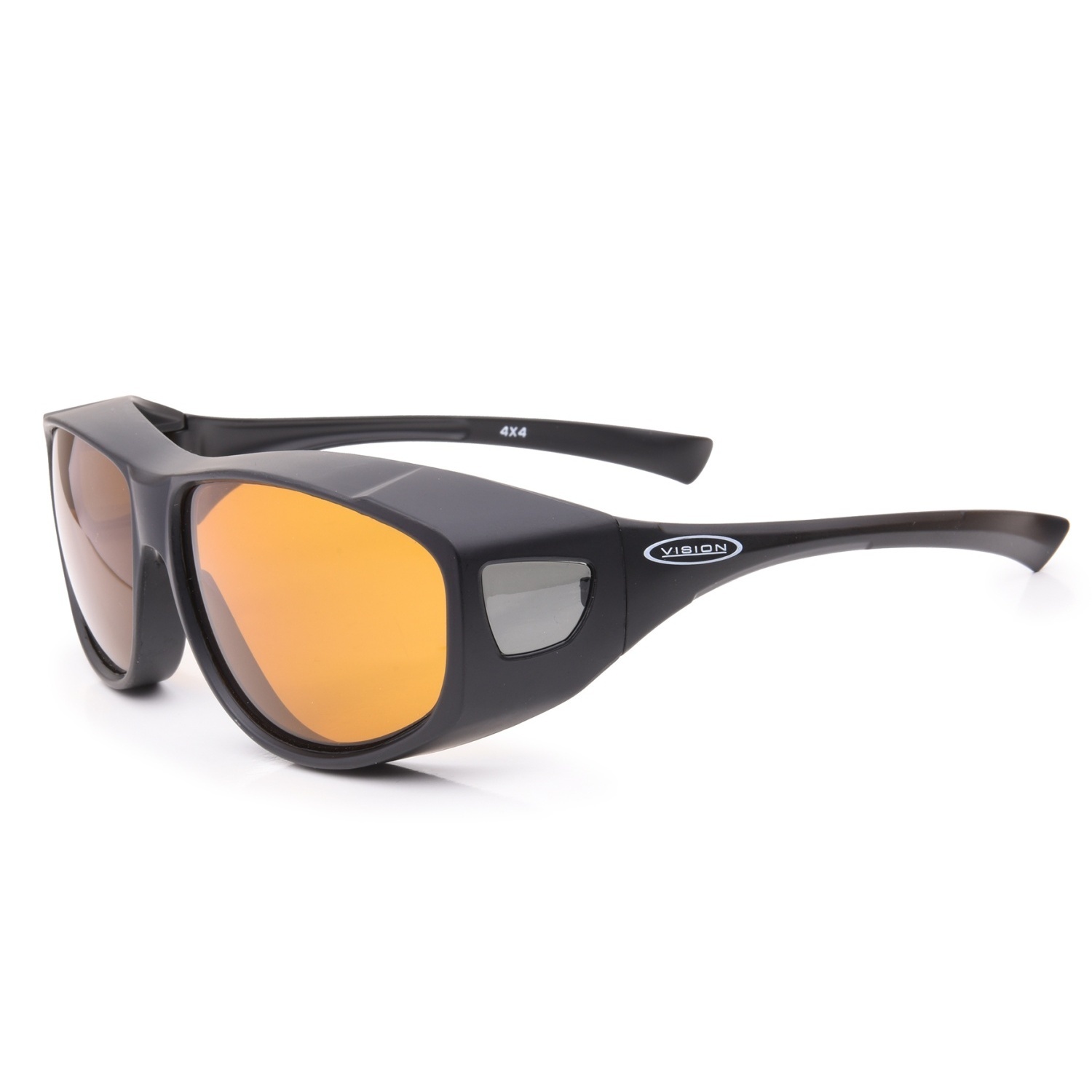 Vision 4X4 Sunglasses Yellow ryhmässä Vaatteet ja kengät / Silmälasit / Polarisoidut aurinkolasit @ Sportfiskeprylar.se (VWF111)