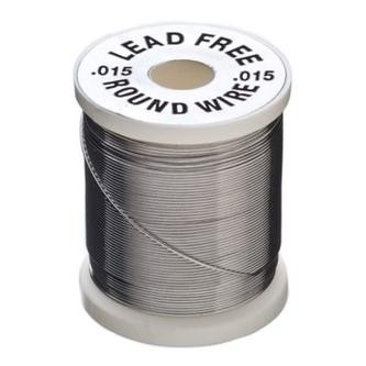 Round Leadfree Wire - 0,4mm / 0.015 inch ryhmässä Koukut & Tarvikkeet / Perhonsidonta / Perhonsidontamateriaalit / Silmät @ Sportfiskeprylar.se (W-LF015)