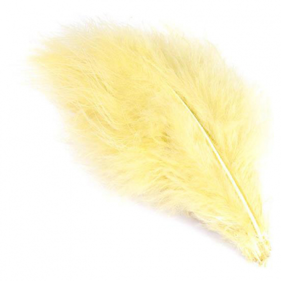 Marabou Plumes - Cream ryhmässä Koukut & Tarvikkeet / Perhonsidonta / Perhonsidontamateriaalit / Höyhenet & Sulat / Häkilä @ Sportfiskeprylar.se (W-MA002)