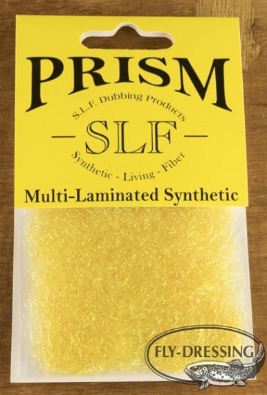 SLF-Prism Dubbing - Bright Yellow ryhmässä Koukut & Tarvikkeet / Perhonsidonta / Perhonsidonta materiaali / Dubbingit @ Sportfiskeprylar.se (W-SLFP018)