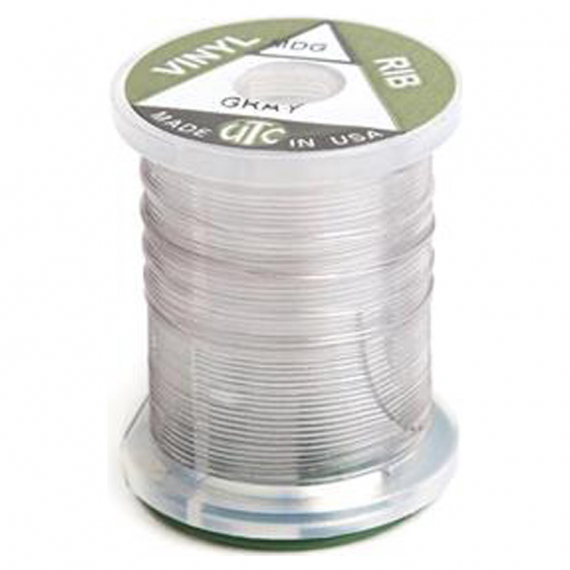 Vinyl D Rib, Midge - Gray ryhmässä Koukut & Tarvikkeet / Perhonsidonta / Perhonsidontamateriaalit / Muut synteettiset materiaalit @ Sportfiskeprylar.se (W-VRS030)