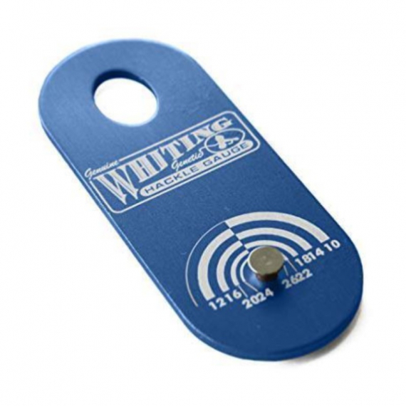 Whiting W-100 Hackle Gauge ryhmässä Koukut & Tarvikkeet / Perhonsidonta / Perhonsidontatarvikkeet / Häkiläpihdit @ Sportfiskeprylar.se (W100Br)