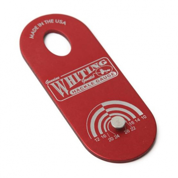 Whiting W-100 Hackle Gauge - Ruby ryhmässä Koukut & Tarvikkeet / Perhonsidonta / Perhonsidontatarvikkeet / Häkiläpihdit @ Sportfiskeprylar.se (W100R)