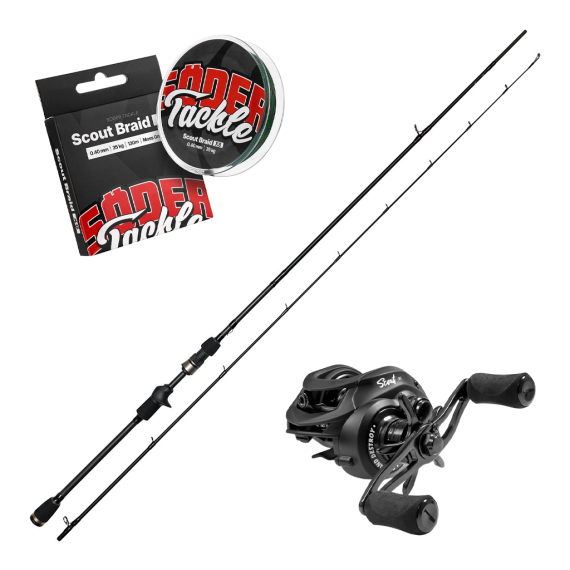 Westin W3 Finesse Crank-T 2nd 7\' ML 5-20g & Scout BC Combo ryhmässä Kalastussetit / Heittokalastussetit / Heittokalastussetit Ahven @ Sportfiskeprylar.se (W359-0702-MLSCOUTBCSET)