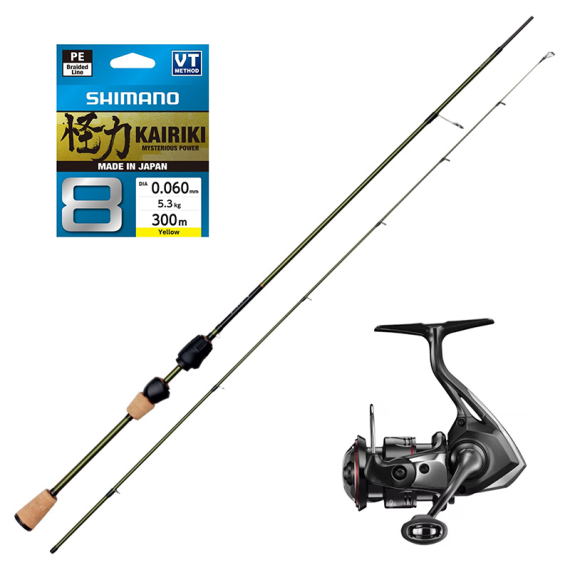 Westin W6 Spoon 7\'1\'\' 2-10g / Shimano Vanford Combo ryhmässä Kalastussetit / Virvelisetit / Jalokala Avokelasetti @ Sportfiskeprylar.se (W6SPOONVABFORDCOMBO)