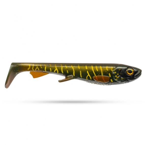 Wolfcreek Shad 20cm, 75g - Green Motoroil Pike ryhmässä Vieheet / Jigit ja keinosyötit / Haukijigit @ Sportfiskeprylar.se (WCL-SHAD20-C018)