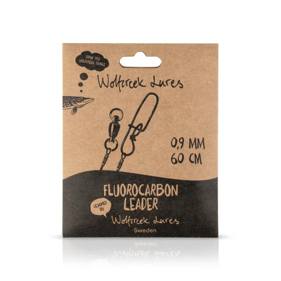 Wolfcreek Lures Fluorocarbon Leader ryhmässä Koukut & Tarvikkeet / perukkeet & perukemateriaalit / Valmiit perukkeet @ Sportfiskeprylar.se (WCL-TT-LEADER-FC-0.9MMr)