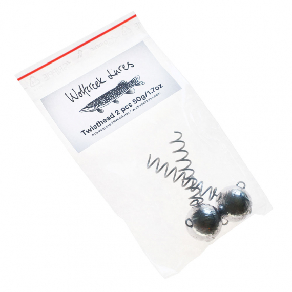 Wolfcreek Lures Twisthead (2kpl) ryhmässä Koukut & Tarvikkeet / Jigipäät @ Sportfiskeprylar.se (WCL-TWST-7r)