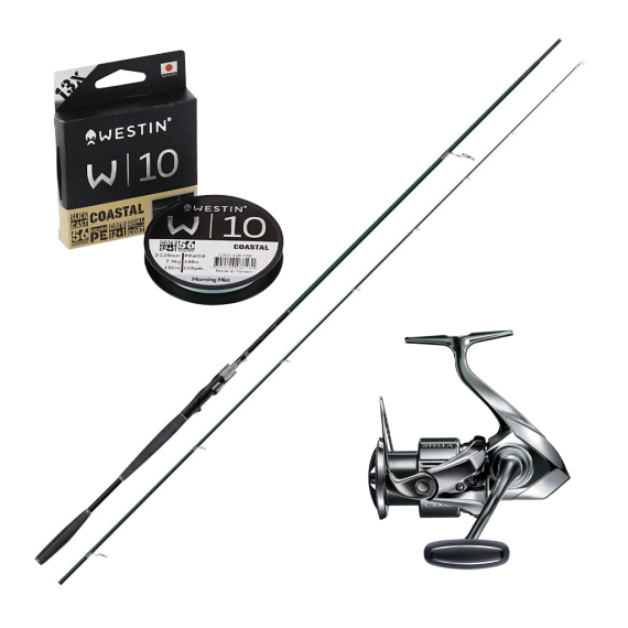 Westin W10 Spin 2nd 9\'2\'\' 5-25g & Stella Seatrout Combo ryhmässä Kalastussetit / Virvelisetit / Meritaimen Avokelasetti @ Sportfiskeprylar.se (WESTINW10STELLACOMBO)