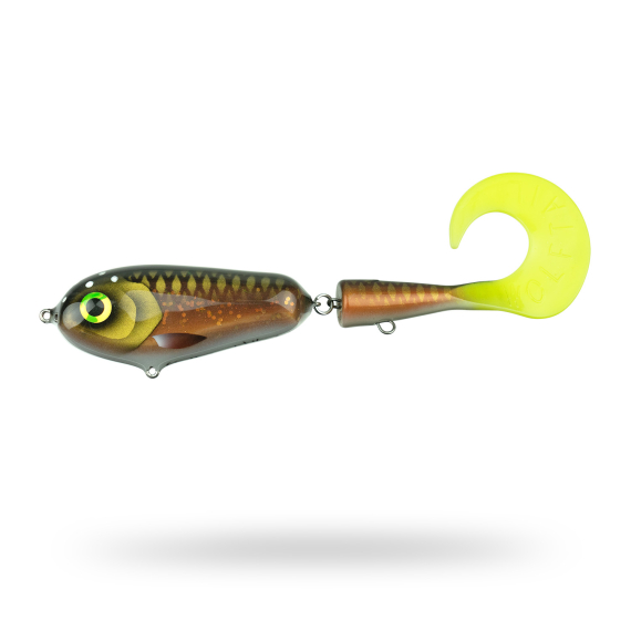 Wolfcreek Wolftail Shallow 23cm, 90g - Motoroil Braxen ryhmässä Vieheet / Käsintehty vieheet / Käsintehty Tail baits @ Sportfiskeprylar.se (WOLFTAILCR171)