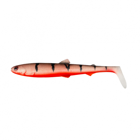 Westin BullTeez Shadtail 9,5cm, 7g Söder Custom - Red Ghost Perch ryhmässä Vieheet / Jigit ja keinosyötit / Ahven- ja kuhajigit @ Sportfiskeprylar.se (WS90509)