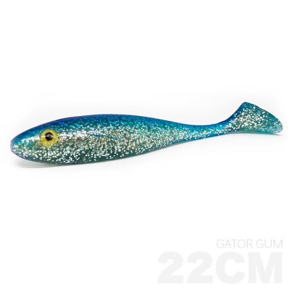 Gator Gum 22cm, 85g - Silver Blue ryhmässä Vieheet / Jigit ja keinosyötit / Haukijigit @ Sportfiskeprylar.se (Z-GG22-14-SilverBlue)