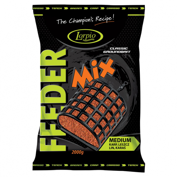 Lorpio Groundbait Feeder Mix 2kg - Medium ryhmässä Vieheet / Boiliet, Hook-syötit & Mäski / Mäski / Groundbait @ Sportfiskeprylar.se (ZA-LO461)