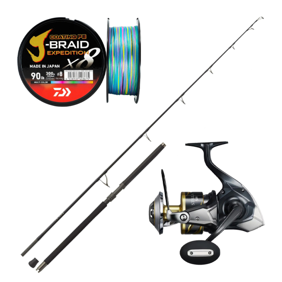 Zenaq Tobizo DBL & Shimano Stella Combo 80-180g ryhmässä Kalastusmenetelmät / Merikalastus / Merikalastussarjat @ Sportfiskeprylar.se (ZENAQTOBIZIOSTELLASET)