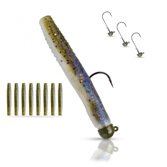 Z-man Finesse TRD Ned Rig Jig Head Bundle ryhmässä Vieheet / Viehesarjat / Viehesarjat ahven @ Sportfiskeprylar.se (ZMFTRD-NRJHSET)