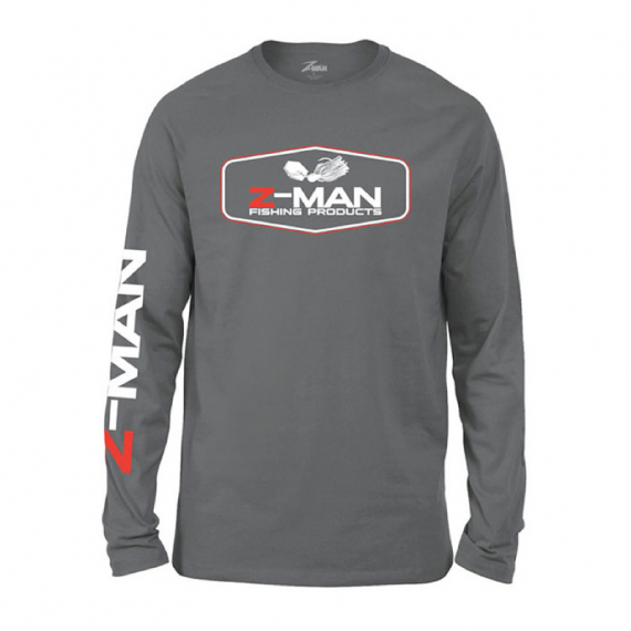 Z-Man Chatterbait Tech Shirtz Charcoal ryhmässä Vaatteet ja kengät / Vaatetus / Villapaidat / Pitkähihaiset t-paidat @ Sportfiskeprylar.se (ZMT-C-Lr)