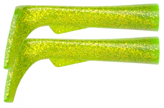 SvartZonker Big Paddle - Chatreuse Glitter 2kpl ryhmässä Uistimet / vieheet / Lisämelat @ Sportfiskeprylar.se (ZS101601)