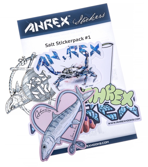 Ahrex Salt Sticker Pack #1 ryhmässä Muut / Liimamerkit & dekaalit @ Sportfiskeprylar.se (asa01)