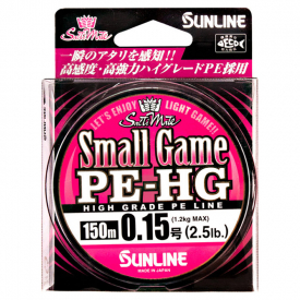 Sunline Small Game PE HG 150m Pink - 2,9kg/6LB